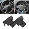 Braids On Car Interior Steering Wheel For Mercedes Benz E Class W212 2009 2010 2011 2012 Microfiber Leather Cover Trim Accessory
