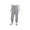 Lightweight Tapered Woven Mid-Rise Knit Sports Pants Women Pants Gray IH0827-091
