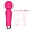 10 Modes Powerful Magic Wand Vibrator for Women Body Massager G Spot Clitoris Stimulator USB Charging Adult Sex Toys for Woman