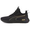 Pure XT Black Team Gold Women Sneakers 195328-07