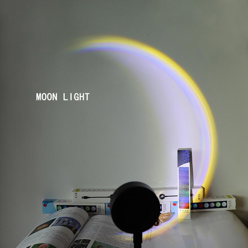 RGB Sunset Lamp Projection Led Night Light Sunset Projection Lamp For Photography Selfie Party Home Living Room Bedroom Decor