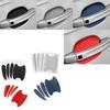 4Pcs Auto Door Sticker Carbon Fiber Scratches Resistant Cover Car Handle Protection Film Exterior Styling Car Accessories