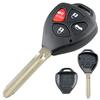 4 Buttons Car Remote Key Shell Case Fit for Toyota Corolla RAV4