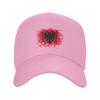 Retro Albania Flag Baseball Cap Women Unisex Personalized Adjustable Adult Albanian Eagle Dad Hat Spring Snapback Summer Hats