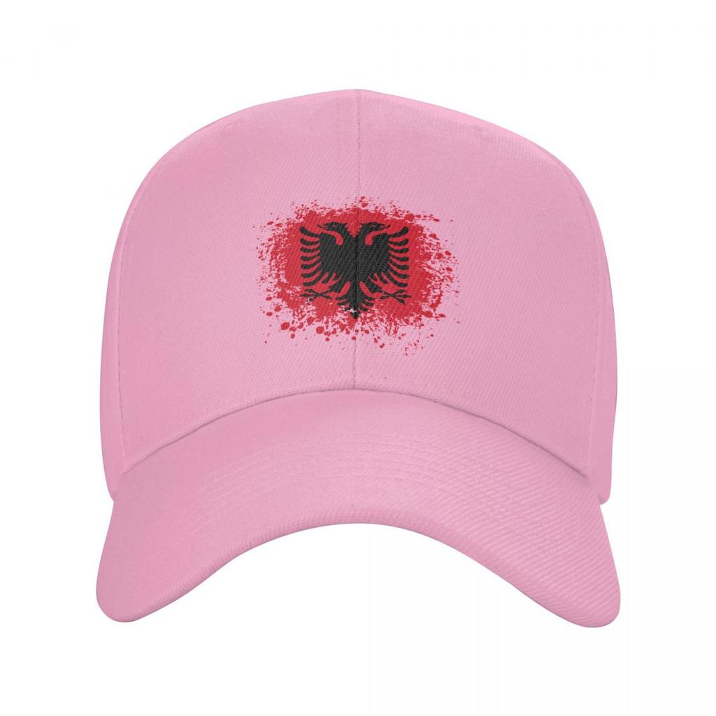 Retro Albania Flag Baseball Cap Women Unisex Personalized Adjustable Adult Albanian Eagle Dad Hat Spring Snapback Summer Hats