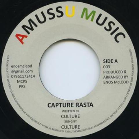 7inch Record CULTURE - Capture Rasta AMM003 Amussu Music 1985 UK Reggae, Ska & Dub Used