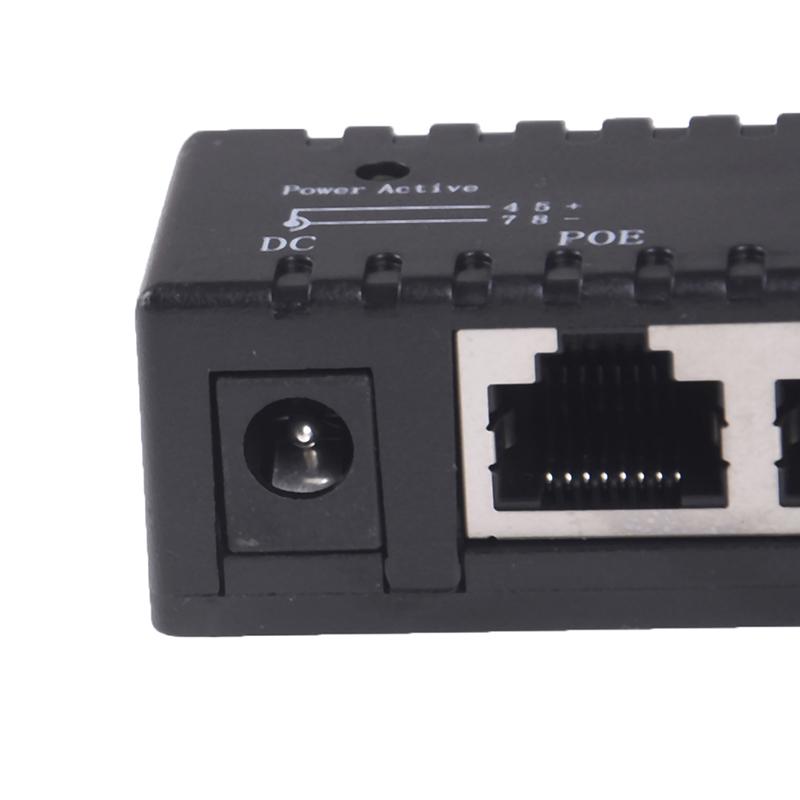 Passive Poe Injector For Ip Camera Voip Phone Netwrok Ap Device 12V - 48V
