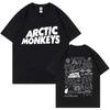 Limited Arctic Monkeys Band Tour Album Collection T-shirts for Men Women Style T Shirts Cotton Oversized T-shirt