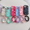 Realme9i A98 F11Pro 3D Cute Cartoon Animal Case For OPPO A94 A78 A74 A95 A72 A92 A60 A59 A58 Shockproof Bumper Bracelet Cover