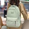 Women's Backpack Schoolbag for Teenage Girl Book Knapsack Student Backpacks Solid Color Female Multi-pocket Woman Travel Bag