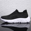 Large Size Popcorn Sole Fly-woven Mesh Breathable Sports and Leisure Running Shoes One-pedal Socks Men's Shoes