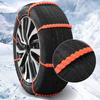 10Pcs Auto Outdoor Snow Tire Anti Skid Chain Car Tire Chains Nylon Car Winter Tyres Wheels Snow Chains for SUV Vehicles Outdoor
