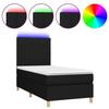 VidaXL Slat Bed Base with Mattress and LED, Upholstered Bed, Single Bed, Adult Bed for Interior Bedroom, 3135559