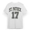 Men's Oversize T-shirt With St Patrick Shamrock Team Gear Unisex 100% Cotton Tee