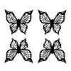 Butterfly Eyeliners Stencils Eyeshadow Applicators Templates Butterfly Shape Eye Liner Eyebrow Quick Makeup Guide Tool