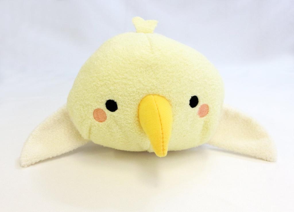 Shinada Nokkete Mame Fuku Cockatiel (M) 9 X 15 X 8 Cm Plush Animal Toy MHNI-0128Y