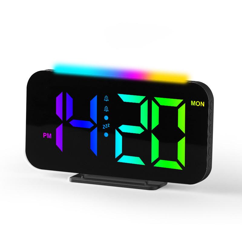 Simple Clock Lights Electronic Clock Ambient Light Electronic Clock Multi Function Alarm Clock