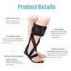 Adjustable Drop Foot Brace Ankle Foot Orthosis Universal Men Instability Injury Recovery Foot Drop Stabilizer Ankle Support Brace