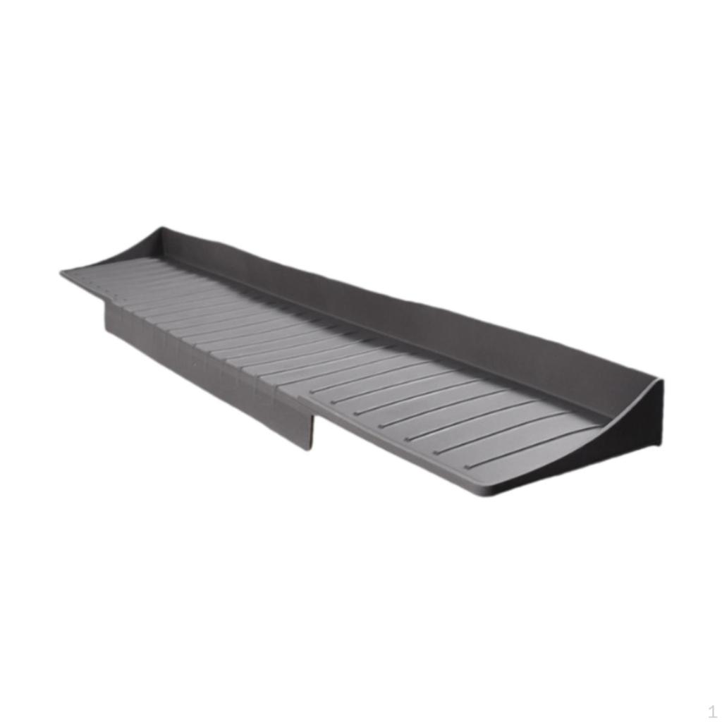 Draining Mat for Kitchen Countertop with Sponge Holder 11.5 X 66 Cm