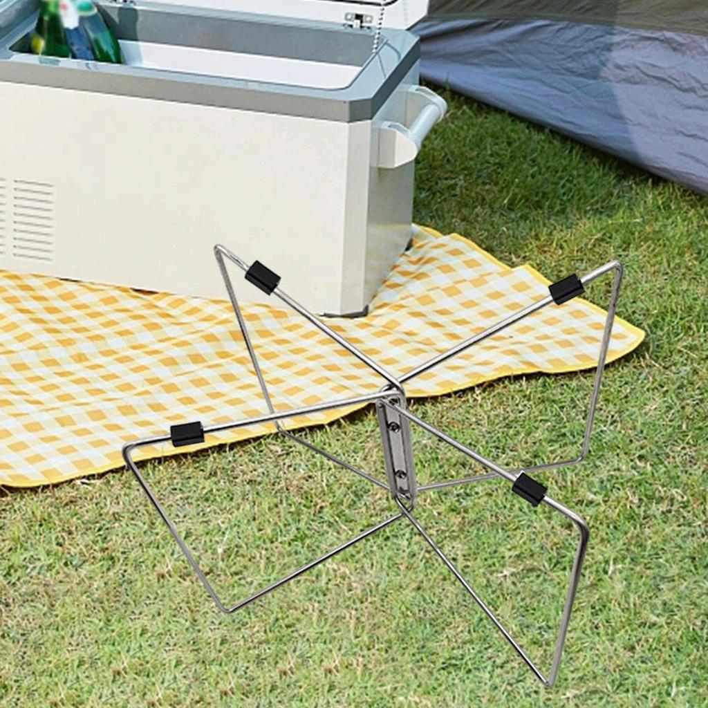 Foldable Cooler Stand Fridge Ice Box Holder Lightweight Folding Insulation Storage Luggage