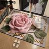3D Entrance Flower Carpet Bathroom Floor Mat Entrance Door Bathroom Anti Slip Mat Foot Pad
