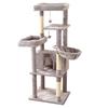 Compact Cross-Border Cat Climbing Frame: Large Cat Tree with Integrated Cat Nest, Space-Saving Design, Foreign Style