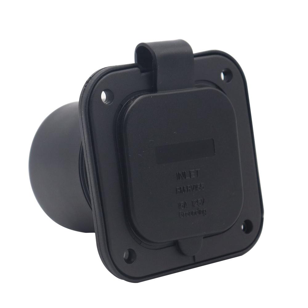 1Set 125v 15 A RV Power Inlet Plug 5-15P Plug for RV Camper Trailer Boat