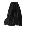 Double-layer Skirt Elastic Waist A-line Skirt Big Swing Skirt Woman