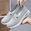 Women's Plus Size Flyknit Slip-On Shoes - Lightweight, Comfortable Low-Cut Mesh