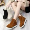 Autumn and Winter Footwear Plus Size Comfortable and Short Boots Women's Shoes with Thick Soles