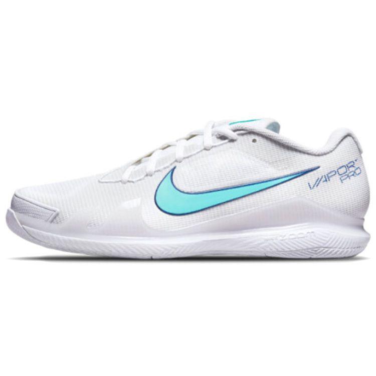 Nike Court Air Zoom Vapor Pro White Dynamic Turquoise Men Sneakers Light-Bone Deep-Royal-Blue CZ0220-141