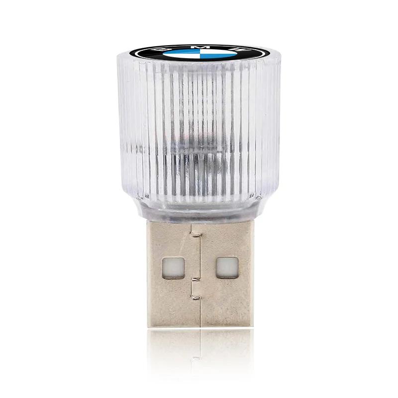 USB Car LED Light Auto Interior Atmosphere Light Car Emblem for Bmw M M3 M4 M5 M6 F20 F30 G20 F31 F11 X3 F25 X4 I3 1 3 5 Series