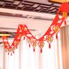 DIY Chinese Marriages Hanging Banner Wedding Room Sticker New Year Party Decorations