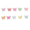 100pcs Butterfly Shape Beads Plastic Material Relaxing DIY Making Colorful Craft Beads for Jewelry