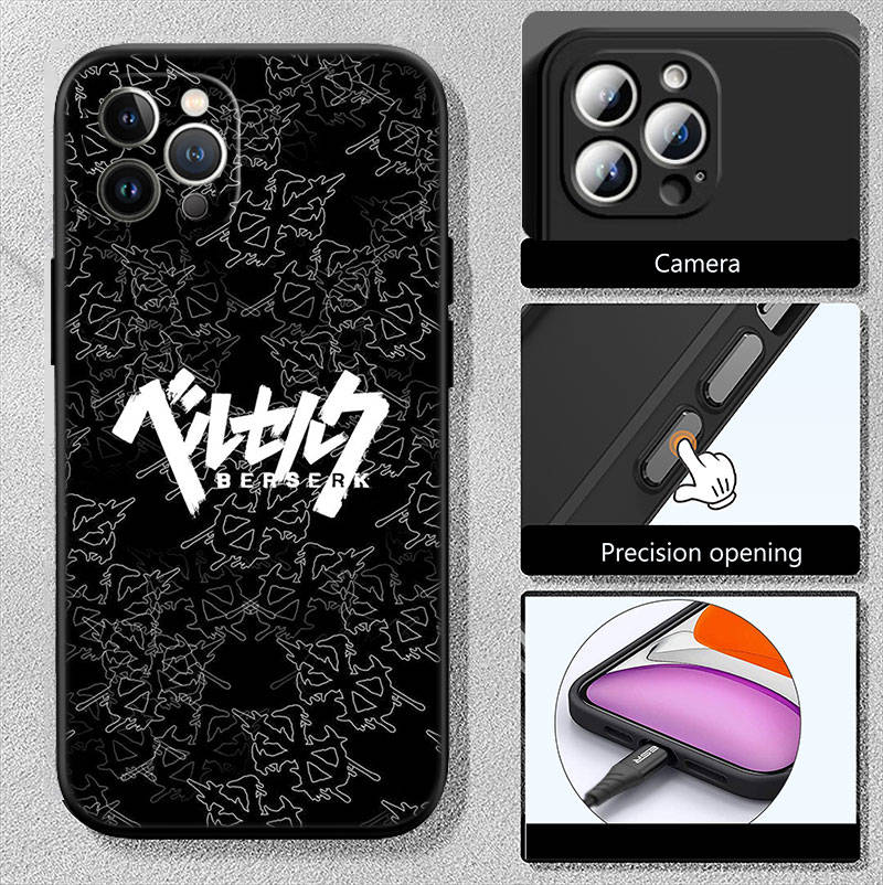 ED8 Berserk Guts Phone Case for Samsung Note 20 10 Plus Ultra Lite A51 A52 A53 A71 A72 A73 A82 M20 M30 M21 M31 M51 A11 A30S A20S A50S A70