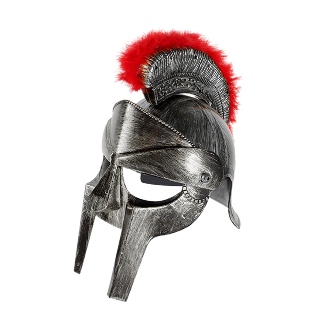 Adult Knight Helmet Ancient European Role Playing Greek Roman Knight Hat Carnival Party Cosplay Performances Costume