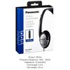 Panasonic Headphones Lightweight Earphones with Mic and Bass and Clear Natural Jack for Phones and Work from Home On-Ear XBS, Sound, 3.5mm Laptops, -