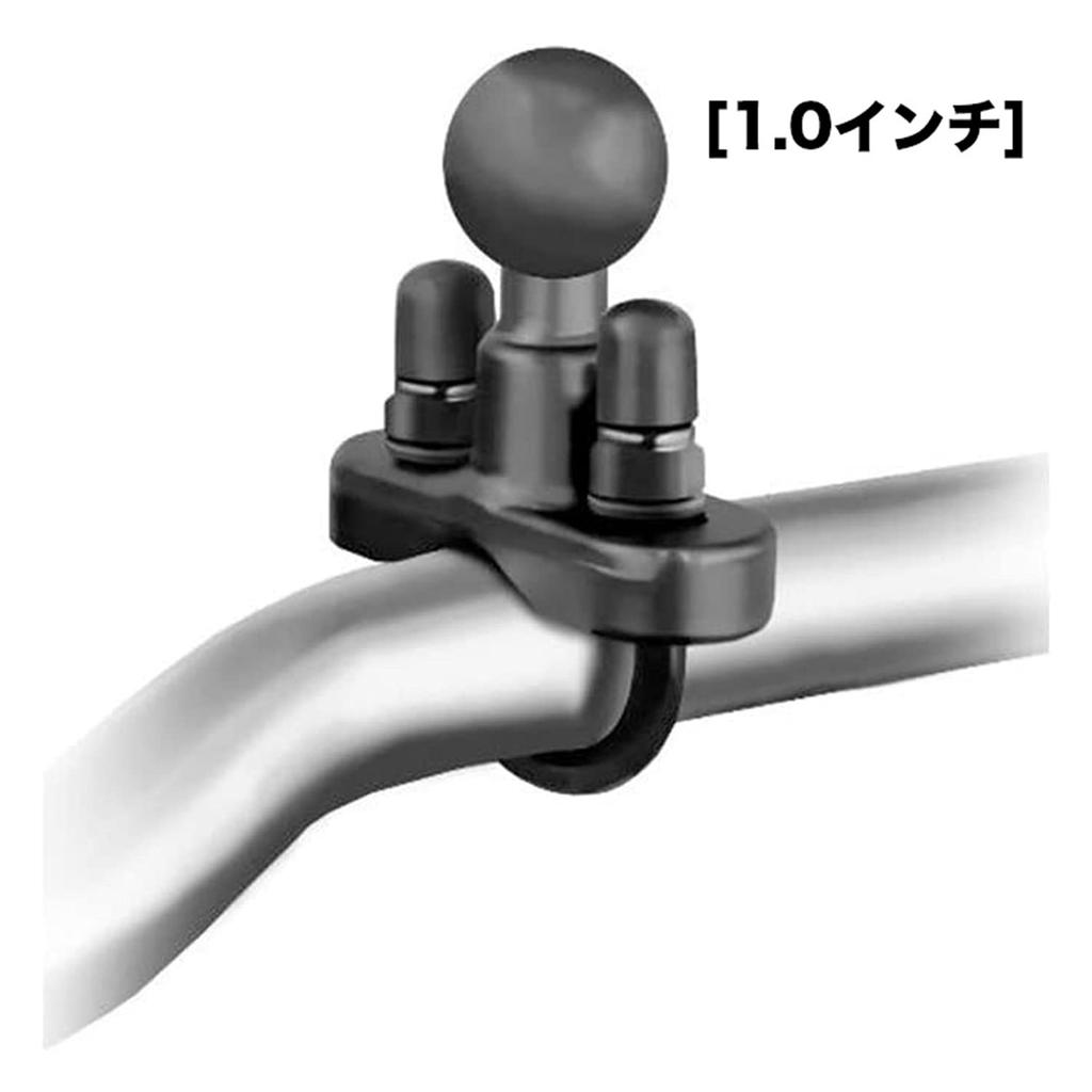 RAM MOUNTS RAM-B231ZU (Base 1.0") U-Shaped Clamp Base Single [1 Inch] Compatible Diameter Diameter