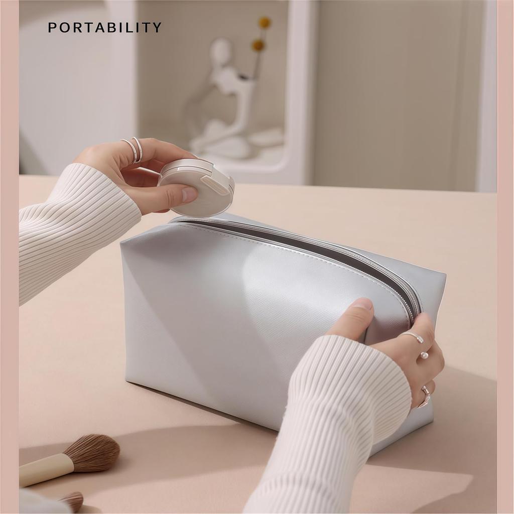 VivaViva Large Capacity Makeup Stylish Cosmetic Large Small Item Perfect for Business and Makeup Bag Pouch, Pouch, Functional, Capacity, Waterproof,