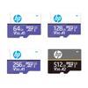 HP Micro SD 128/64GB Memory Card TF Cards 512 GB Flash Memory U3 4K Microsd for Tablet Smartphone