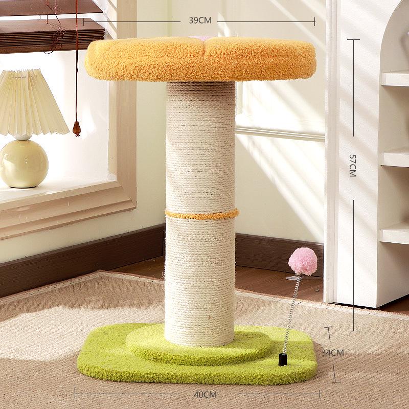 Compact Cross-Border Cat Climbing Frame: Large Cat Tree with Integrated Cat Nest, Space-Saving Design, Foreign Style