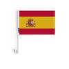 Drapeau - Espagne - 10 Pièces - 14 X 21 Cm - Polyester - Mât En Plastique
