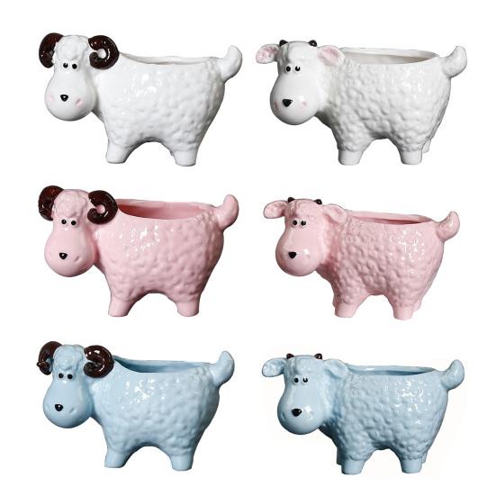 Yousheng Cartoon Sheep Candle Holder Votive Tealight Candle Stand Living Room Bathroom Candlestick Decoration Table Centerpiece Ornament