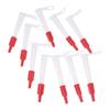 10Pcs Caulking Nozzle Pack Silicone Tube Nozzle Cap Re-Sealable Mastic Screw Cover
