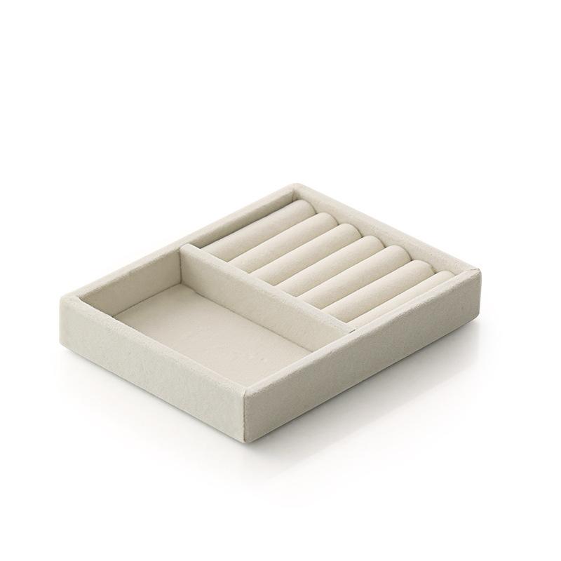 Jewelry Organizer Dresser Drawer Inside Compartment Velvet Fabric Necklace Earrings Rings Jewelry Jewelry Tray