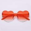 Adults Colorful Candy Color Party Sun Glasses Shades Heart Glasses Heart-shaped Sunglasses