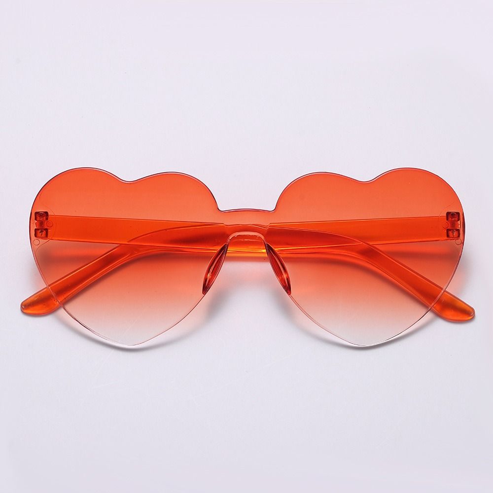 Adults Colorful Candy Color Party Sun Glasses Shades Heart Glasses Heart-shaped Sunglasses