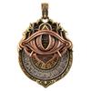 Tarot Vision Necklace All-Seeing Eye Pendant Necklace Tarot Card Symbol Pendant with Smooth Rotation Mystic Divination for Spiritual Guidance Fate
