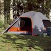 Camping Tent - vidaXL - 4-person Dome Tent - Waterproof - Grey - Easy To Assemble