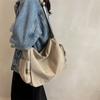 Washable Canvas Postman Bag Vintage Motorcycle Crossbody Bag Large Capacity Student Shoulder Bag Cloth Bag